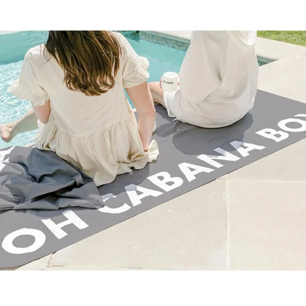 Face to Face Beach Towel, Quick Dry Oversized Beach Towel, Oh Cabana Boy NEW!